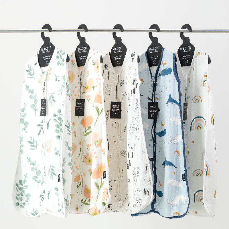 1.0 TOG bamboo muslin summer sleep sacks