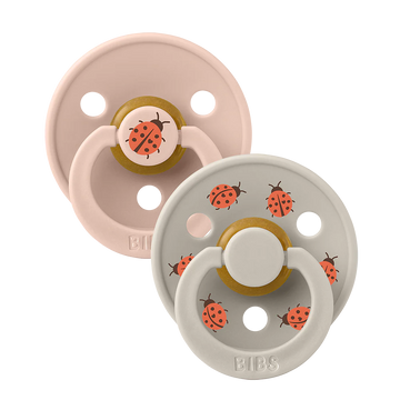 BIBS dummies studio ladybug 2-pack latex size 2