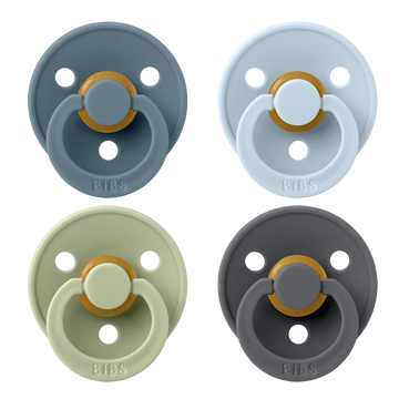 BIBS dummies colour 4-pack latex size 1