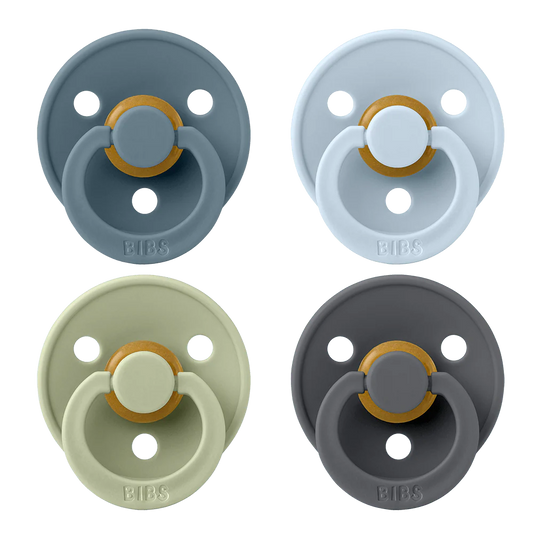 BIBS dummies colour 4-pack latex size 2