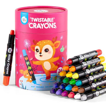 Jar Melo l 24 twistable washable silky crayons