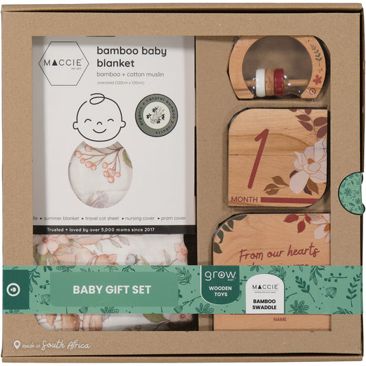 GROW BABY X MACCIE collab gift set_pure bebe