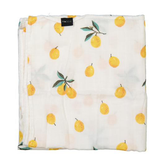 bamboo muslin swaddle baby blanket l little lemon squeezy
