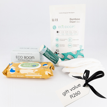 Eco Boom bamboo nappy trial pack