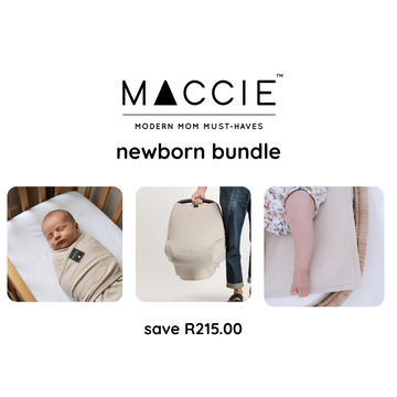 MACCIE bamboo newborn baby bundle deal (Save R215.00)