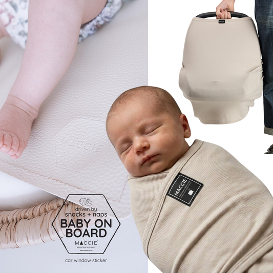 MACCIE bamboo newborn baby bundle deal (Save R215.00)