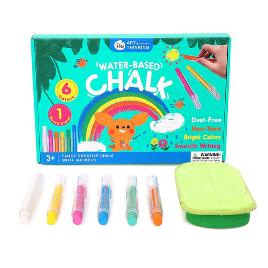 Jar Melo l 6 washable chalk in retractable holders