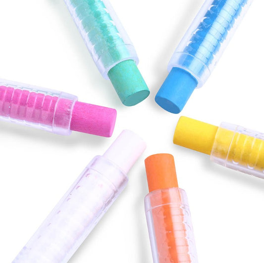 Jar Melo l 6 washable chalk in retractable holders