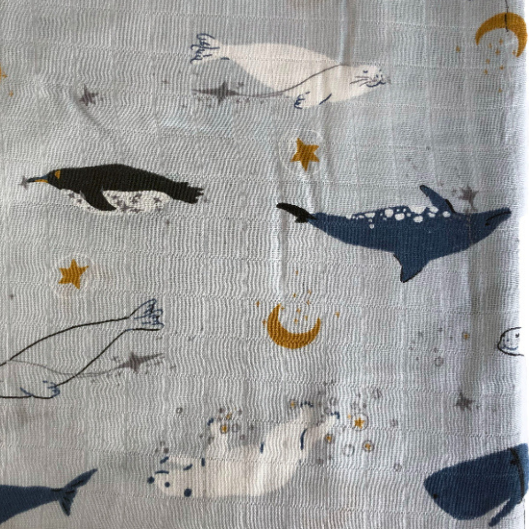 whale dream summer sleep suit