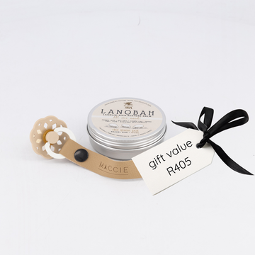 LANOBAH 100ml Quest pot + MACCIE vegan leather dummy clip