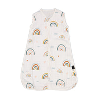 rainbow muslin sleep sack