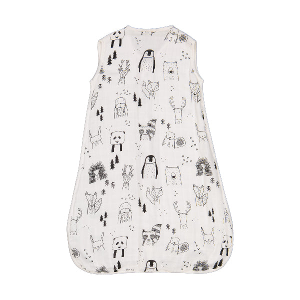 scandi animals bamboo summer sleep sack ** pre-order**