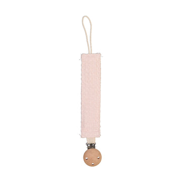 waffle weave dummy clip | light pink