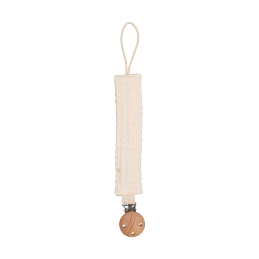 waffle weave dummy clip | cream