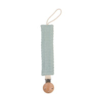 sage green waffle weave dummy clip