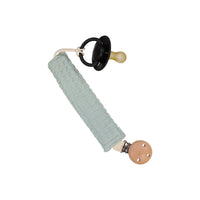 sage green waffle weave dummy clip