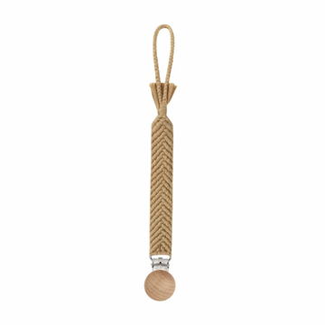 hand-woven dummy clip | beige