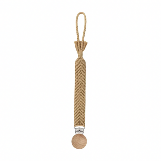 hand-woven dummy clip | beige