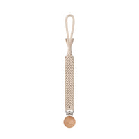 ivory hand-woven dummy clip