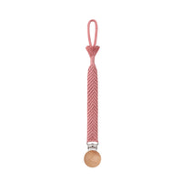pink hand-woven dummy clip