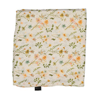 spring flowers baby bamboo muslin swaddle