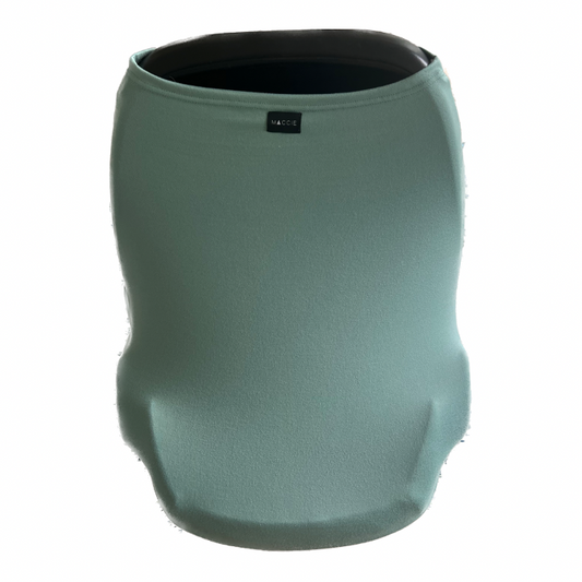 infant car seat + feeding stretchy cover | sage green
