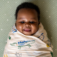 african adventure bamboo muslin swaddle