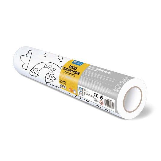 Jar Melo l 3m colouring paper roll tear + stick l dinosaur