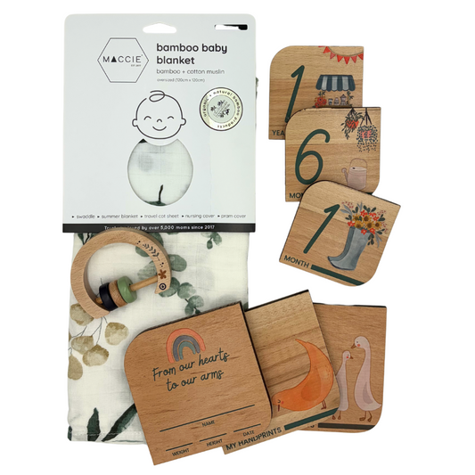 GROW BABY X MACCIE collab gift set_nature