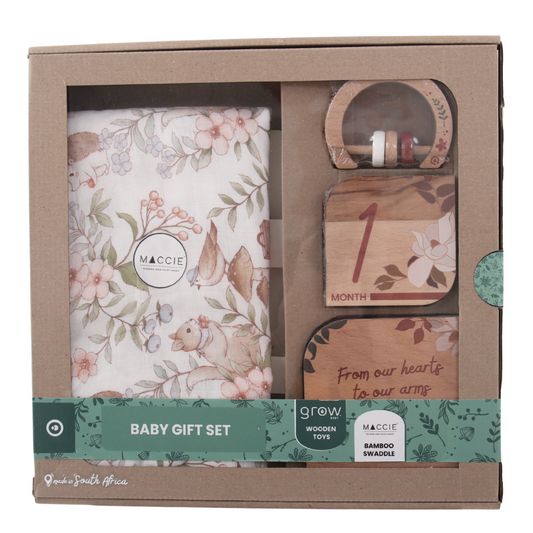 GROW BABY X MACCIE collab gift set_pure bebe