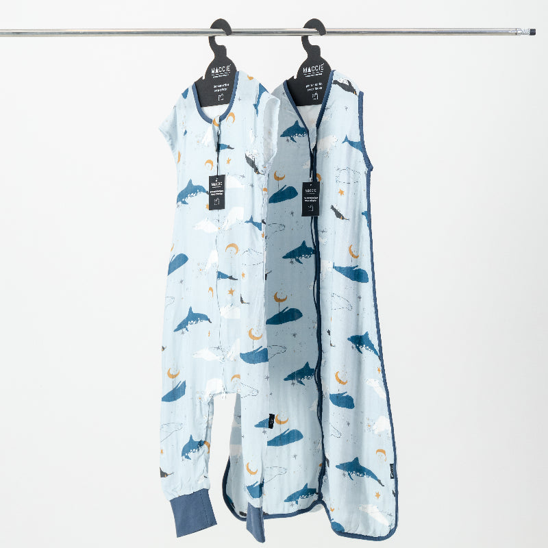 whale dream summer sleep suit