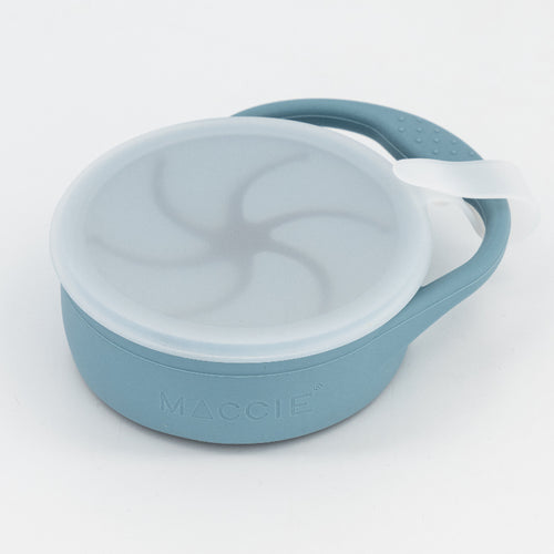 blue stroll + snack cup  ( with attached lid)