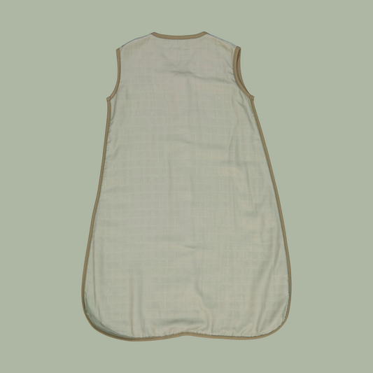 1.0 TOG bamboo muslin summer sleep sack | green leaves +sage