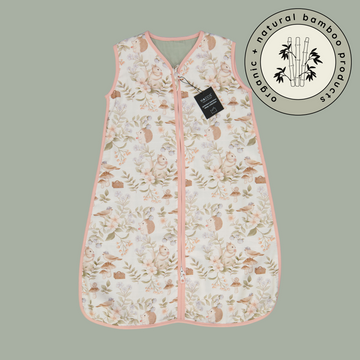 1.0 TOG bamboo muslin summer sleep sacks | secret garden + sage
