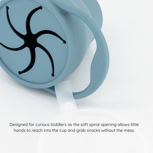 stroll + snack cup | blue