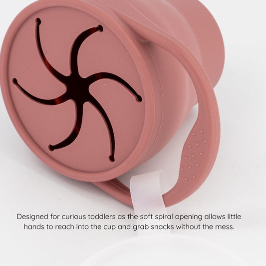 stroll + snack cup | pink