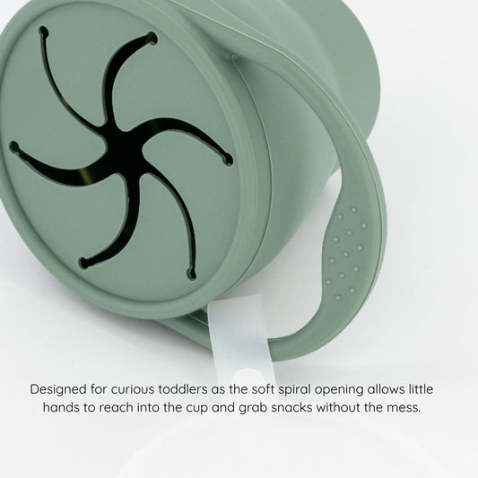 stroll + snack cup | sage green