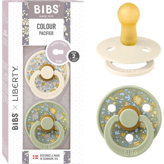 BIBS x Liberty Colour 2-Pack Eloise Latex Pacifier