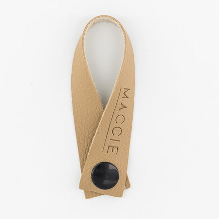 hush + glow pod vegan leather strap l mocha