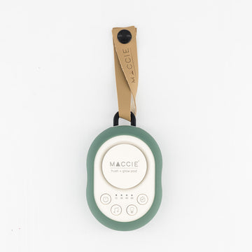 hush + glow pod vegan leather strap l mocha