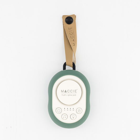 hush + glow pod vegan leather strap l mocha