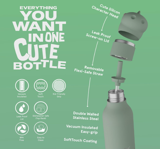 Bestier water bottle by Asobu l CILIAN the Dinosaur