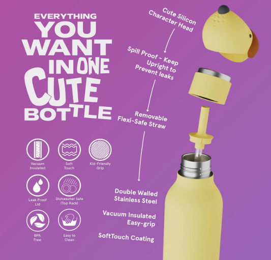 Bestie water bottle by Asobu l DUKE the dog