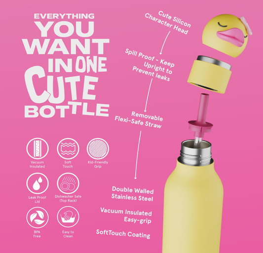Bestie water bottle by Asobu l BYRN the ducky