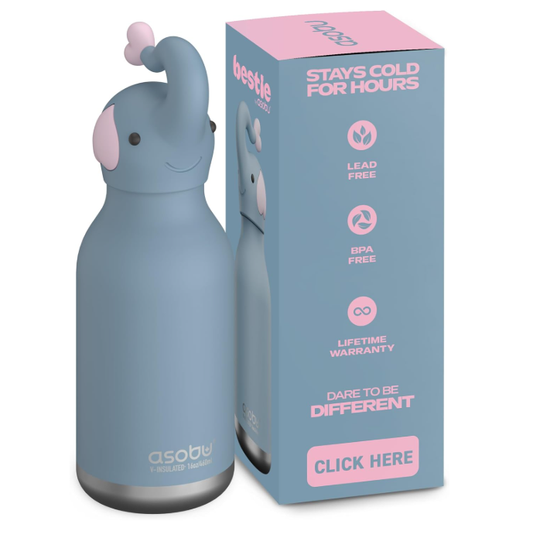 Bestie water bottle by Asobu l TOLANI the elephant