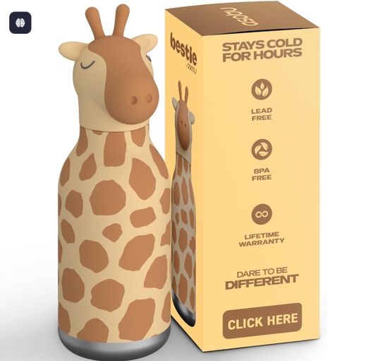 Bestie water bottle by Asobu l GERRY the giraffe
