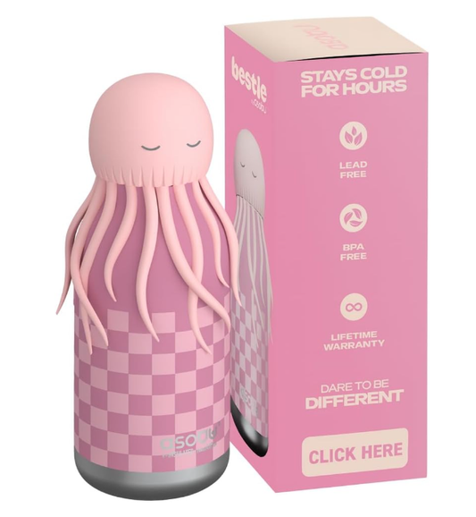 Bestie water bottle by Asobu l REINA the jellyfish