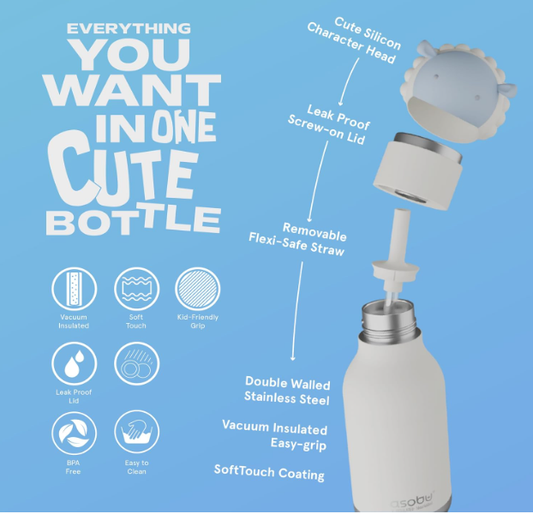 Bestie water bottle by Asobu l BRIE the sheep