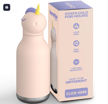 Bestie water bottle by Asobu l SPARKLE the unicorn