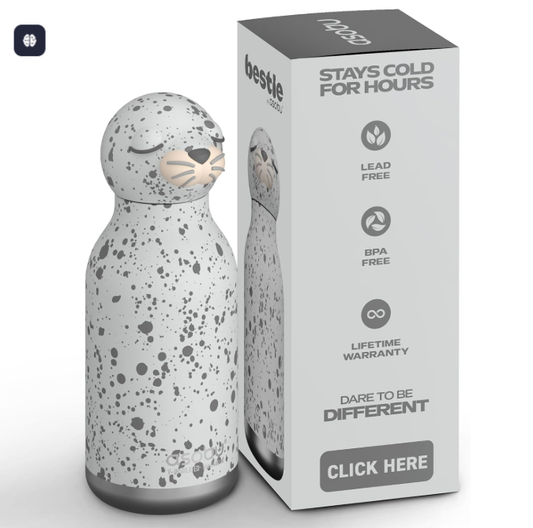 Bestie water bottle by Asobu l ZIPPY the seal